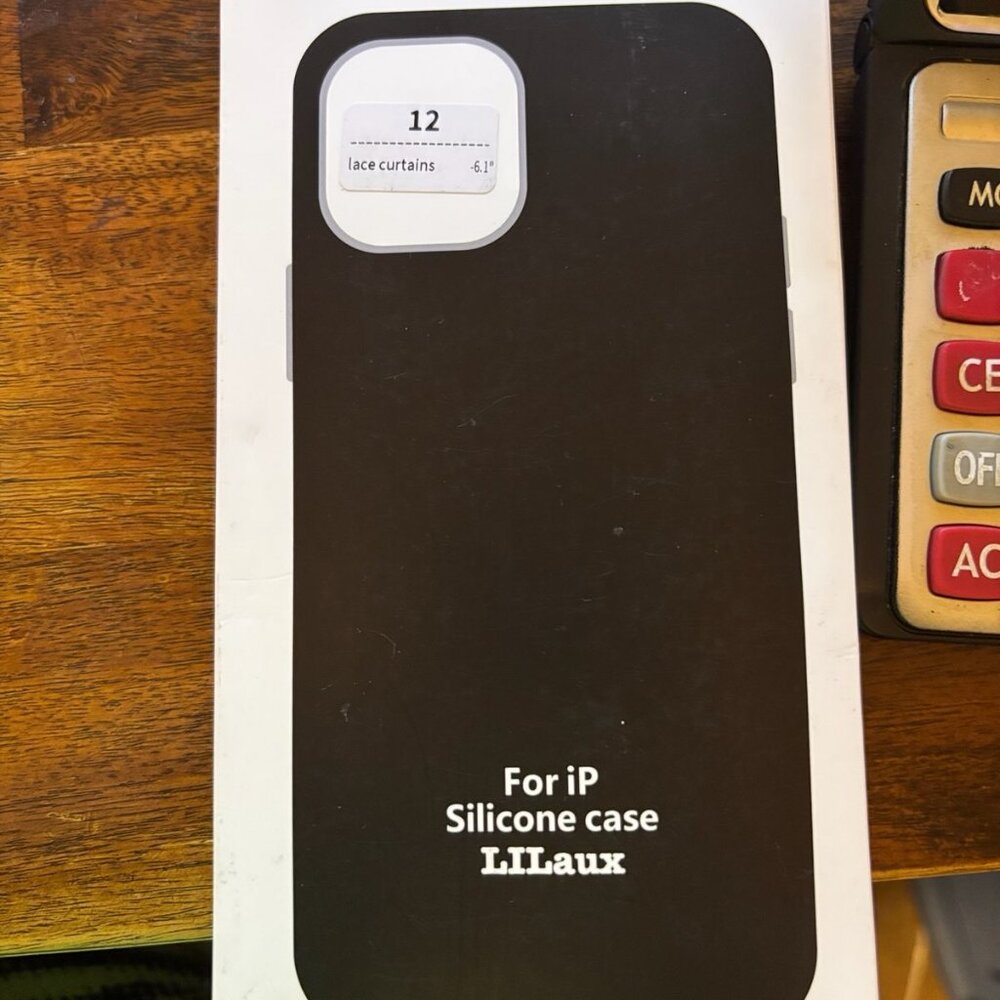 IPHONE 12 6.1"Silicone Case by LILaux NIB